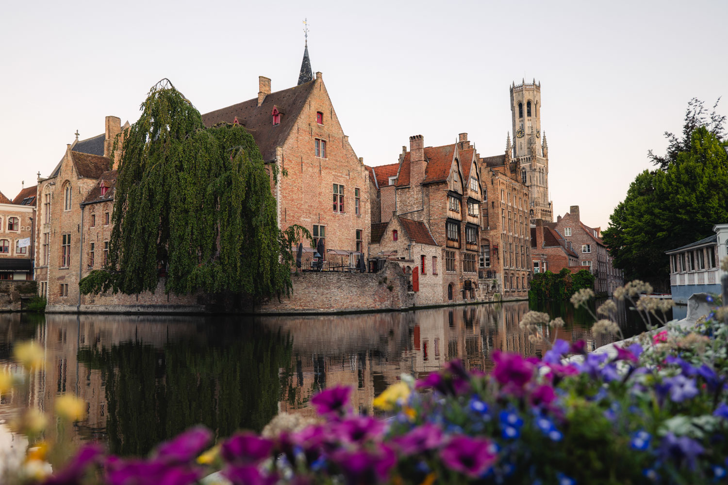 Famous photography locations Bruges