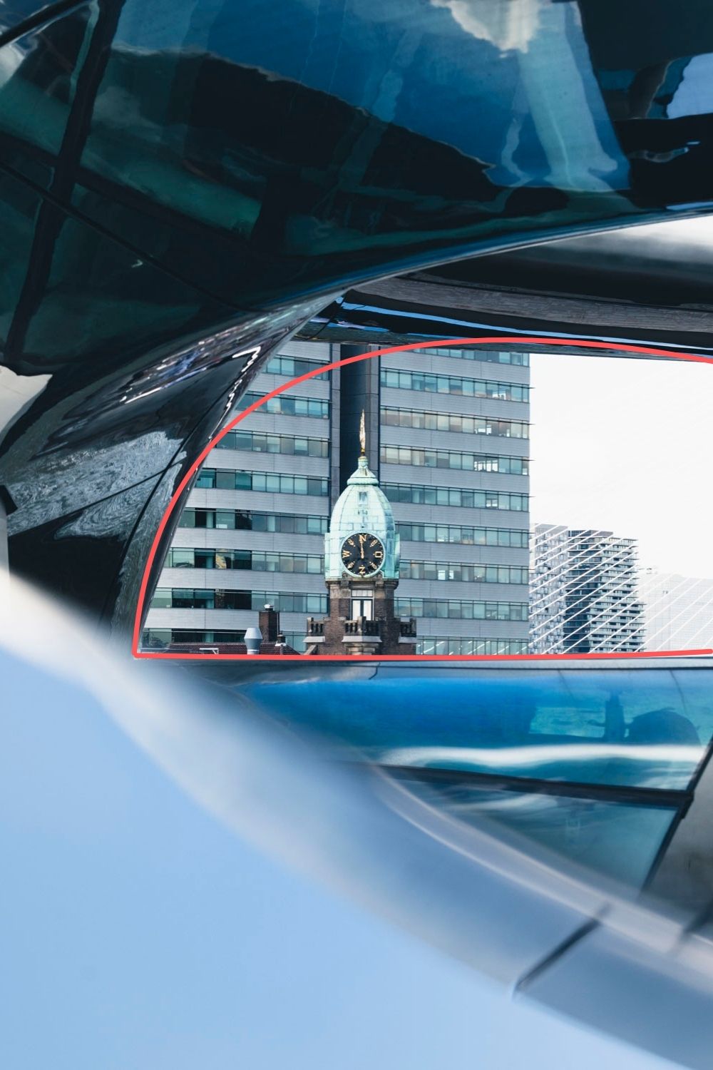 An example of structural framing, a photography composition technique used to isolate and highlight the main subject.